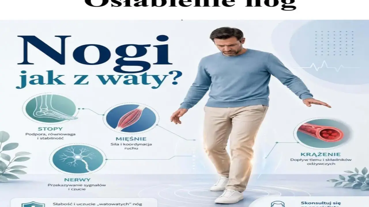 Osłabienie nóg: brak siły w nogach przyczyny mogą być związane ze stopami, mięśniami, nerwami lub krążeniem. Nie ignoruj sygnałów.