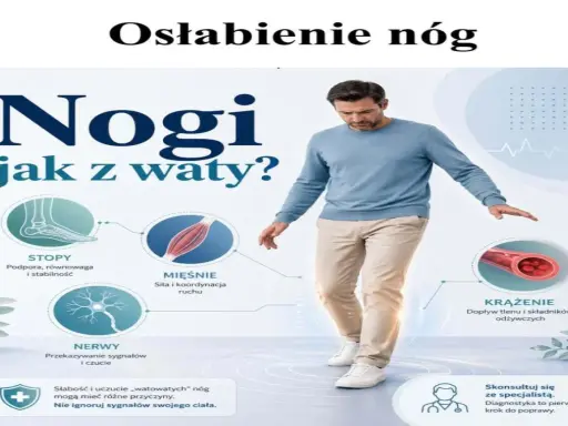 Osłabienie nóg: brak siły w nogach przyczyny mogą być związane ze stopami, mięśniami, nerwami lub krążeniem. Nie ignoruj sygnałów.
